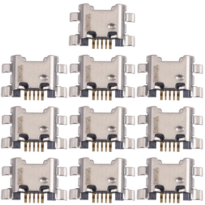 10 PCS Charging Port Connector for Huawei Enjoy 8e - Tail Connector by buy2fix | Online Shopping UK | buy2fix
