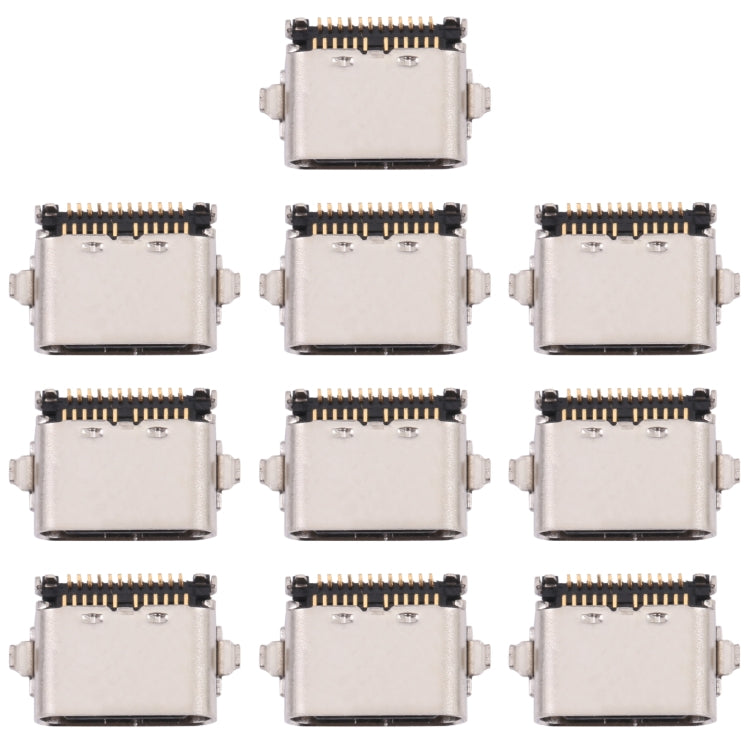 10 PCS Charging Port Connector for Lenovo M10 Plus TB-X606, TB-X606F - Tail Connector by buy2fix | Online Shopping UK | buy2fix
