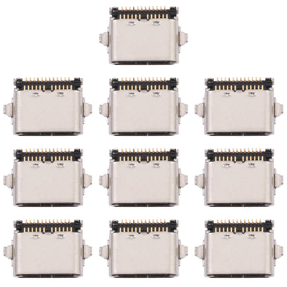 10 PCS Charging Port Connector for Lenovo M10 Plus TB-X606, TB-X606F - Tail Connector by buy2fix | Online Shopping UK | buy2fix