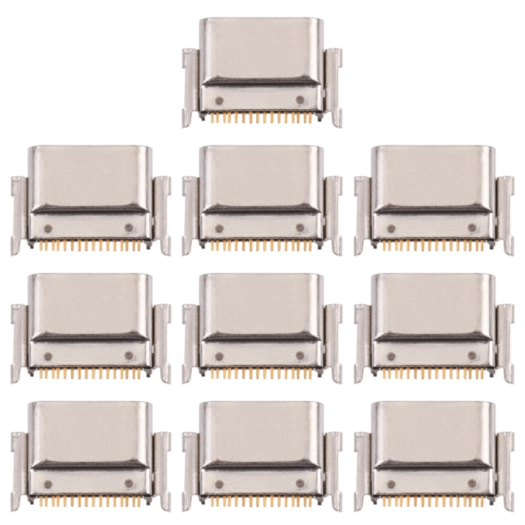 10 PCS Charging Port Connector for LG K50S LMX540HM, LM-X540, LM-X540BMW, LMX540BMW - For LG by buy2fix | Online Shopping UK | buy2fix