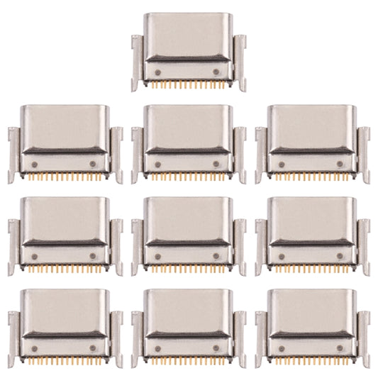 10 PCS Charging Port Connector for LG K50S LMX540HM, LM-X540, LM-X540BMW, LMX540BMW - For LG by buy2fix | Online Shopping UK | buy2fix