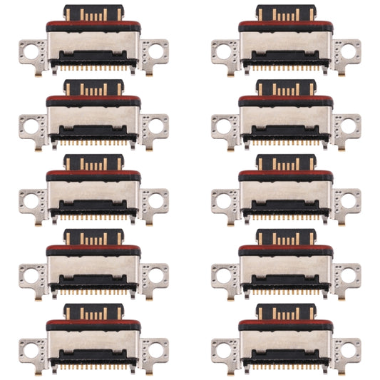 10 PCS Charging Port Connector for Xiaomi Mi 11 Pro M2102K1AC - Tail Connector by buy2fix | Online Shopping UK | buy2fix