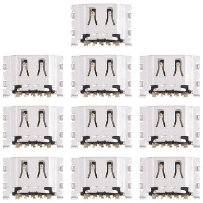 For OPPO A1K CPH1923 10pcs Charging Port Connector - Single Tail Connector by buy2fix | Online Shopping UK | buy2fix