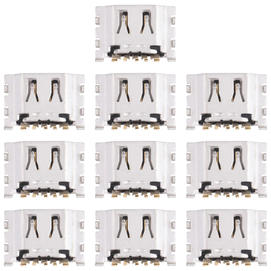For OPPO Realme C20 / Realme C20A RMX3063, RMX3061 10pcs Charging Port Connector - Single Tail Connector by buy2fix | Online Shopping UK | buy2fix
