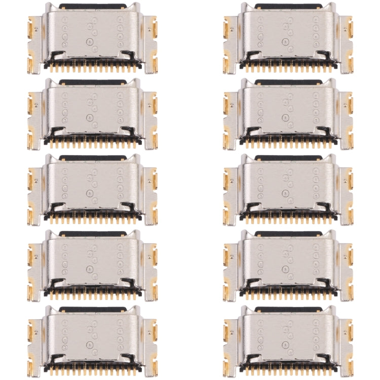 For OPPO Reno5 5G PEGM00, PEGT00, CPH2145 10pcs Charging Port Connector - Single Tail Connector by buy2fix | Online Shopping UK | buy2fix