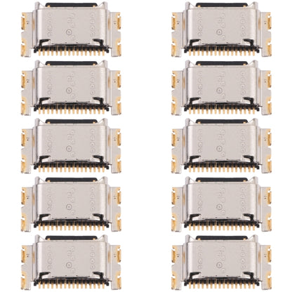 For OPPO Reno5 5G PEGM00, PEGT00, CPH2145 10pcs Charging Port Connector - Single Tail Connector by buy2fix | Online Shopping UK | buy2fix