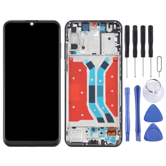 OEM LCD Screen for Huawei Y8p Digitizer Full Assembly with Frame (Black) - LCD Screen by buy2fix | Online Shopping UK | buy2fix