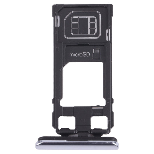 SIM-Kartenfach + Micro-SD-Kartenfach für Sony Xperia 1 / Xperia XZ4 (Grau)