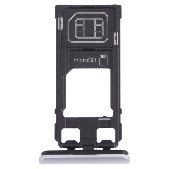 SIM-Kartenfach + Micro-SD-Kartenfach für Sony Xperia 1 / Xperia XZ4 (Silber)