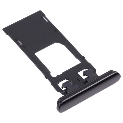 SIM Card Tray + Micro SD Card Tray for Sony Xperia 5 (Black) - Card Tray by buy2fix | Online Shopping UK | buy2fix
