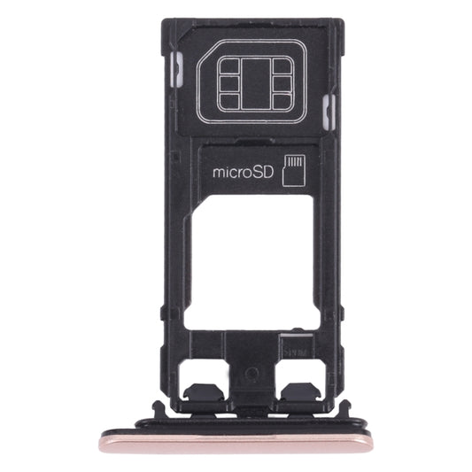 SIM Card Tray + Micro SD Card Tray for Sony Xperia X Performance (Pink) - Card Tray by buy2fix | Online Shopping UK | buy2fix