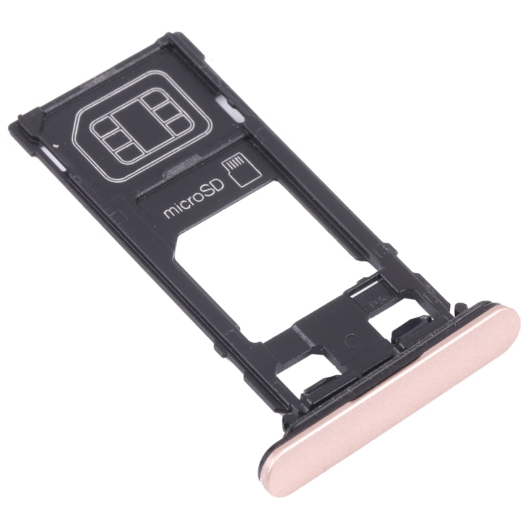 SIM Card Tray + Micro SD Card Tray for Sony Xperia X Performance (Pink) - Card Tray by buy2fix | Online Shopping UK | buy2fix
