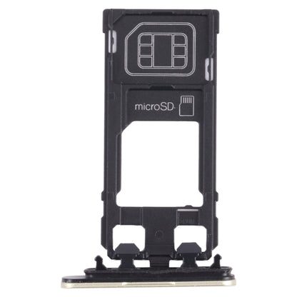 SIM Card Tray + Micro SD Card Tray for Sony Xperia X Performance (Gold) - Card Tray by buy2fix | Online Shopping UK | buy2fix