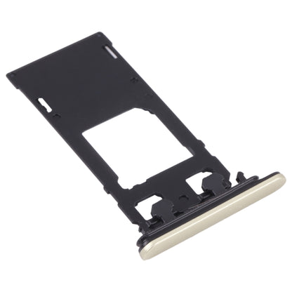SIM Card Tray + Micro SD Card Tray for Sony Xperia X Performance (Gold) - Card Tray by buy2fix | Online Shopping UK | buy2fix