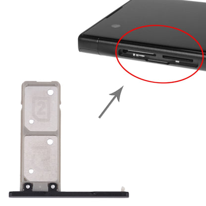 SIM Card Tray + SIM Card Tray for Sony Xperia XA1 Ultra / Xperia XA1 (Black) - Card Tray by buy2fix | Online Shopping UK | buy2fix