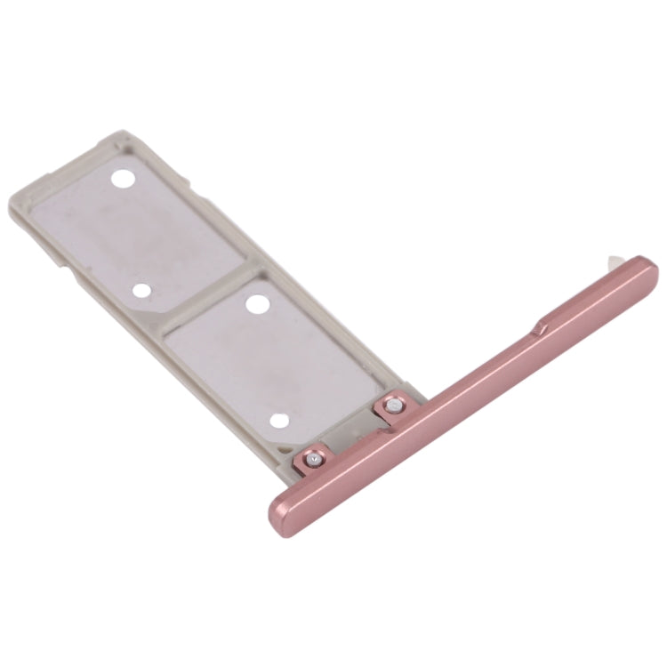 SIM Card Tray + SIM Card Tray for Sony Xperia XA1 Ultra / Xperia XA1(Pink) - Card Tray by buy2fix | Online Shopping UK | buy2fix