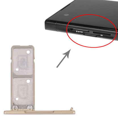 SIM Card Tray + SIM Card Tray for Sony Xperia XA1 Ultra / Xperia XA1 (Gold) - Card Tray by buy2fix | Online Shopping UK | buy2fix