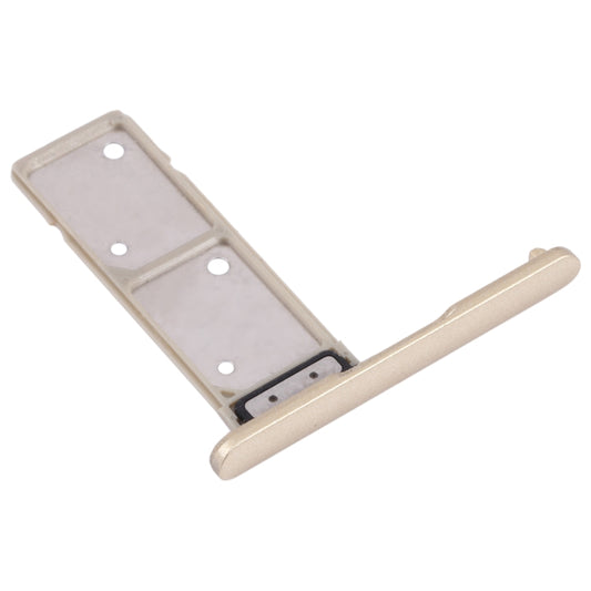 SIM Card Tray + SIM Card Tray for Sony Xperia XA1 Plus (Gold) - Card Tray by buy2fix | Online Shopping UK | buy2fix