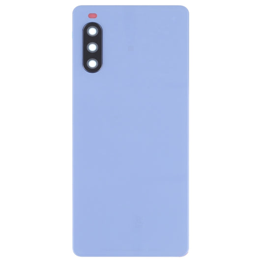 For Sony Xperia 10 III Battery Back Cover (Purple) - Back Cover by buy2fix | Online Shopping UK | buy2fix