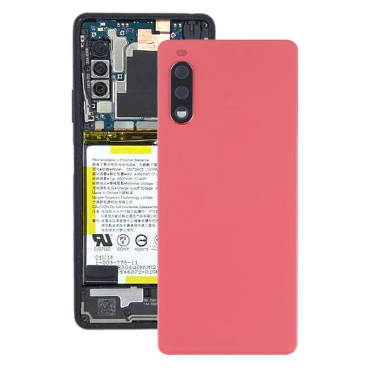For Sony Xperia 10 III Battery Back Cover (Red) - Back Cover by buy2fix | Online Shopping UK | buy2fix