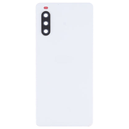 For Sony Xperia 10 III Battery Back Cover (White) - Back Cover by buy2fix | Online Shopping UK | buy2fix