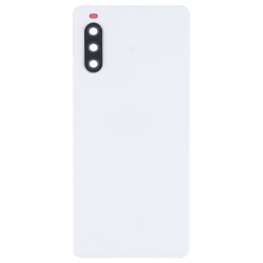 For Sony Xperia 10 III Battery Back Cover (White) - Back Cover by buy2fix | Online Shopping UK | buy2fix