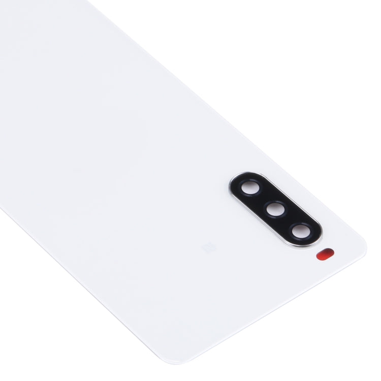 For Sony Xperia 10 III Battery Back Cover (White) - Back Cover by buy2fix | Online Shopping UK | buy2fix