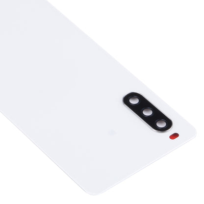 For Sony Xperia 10 III Battery Back Cover (White) - Back Cover by buy2fix | Online Shopping UK | buy2fix