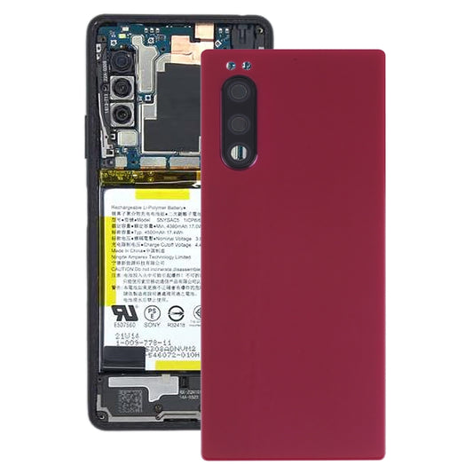 Battery Back Cover for Sony Xperia 5(Red) - Back Cover by buy2fix | Online Shopping UK | buy2fix