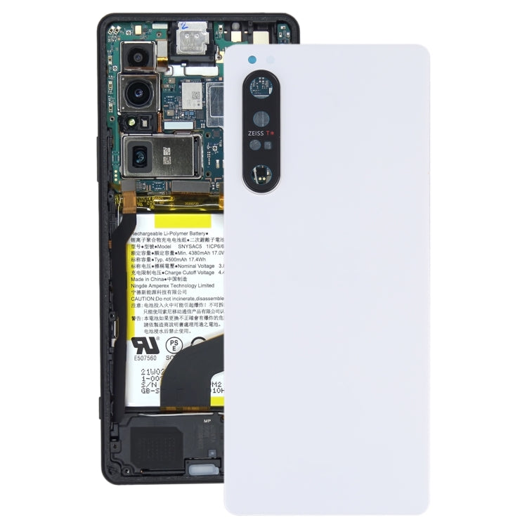 Battery Back Cover for Sony Xperia 1 II(White) - Back Cover by buy2fix | Online Shopping UK | buy2fix