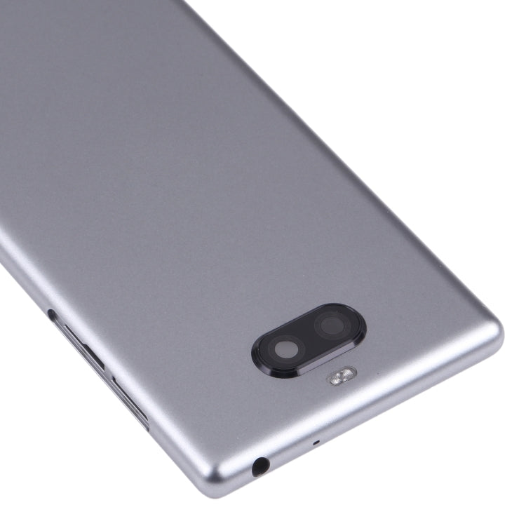 Battery Back Cover for Sony Xperia 10 Plus(Grey) - Back Cover by buy2fix | Online Shopping UK | buy2fix