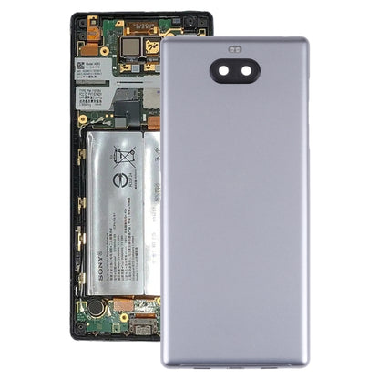 Battery Back Cover for Sony Xperia 10 Plus(Grey) - Back Cover by buy2fix | Online Shopping UK | buy2fix