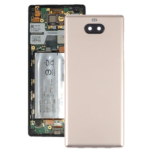 Battery Back Cover for Sony Xperia 10 Plus(Gold) - Back Cover by buy2fix | Online Shopping UK | buy2fix