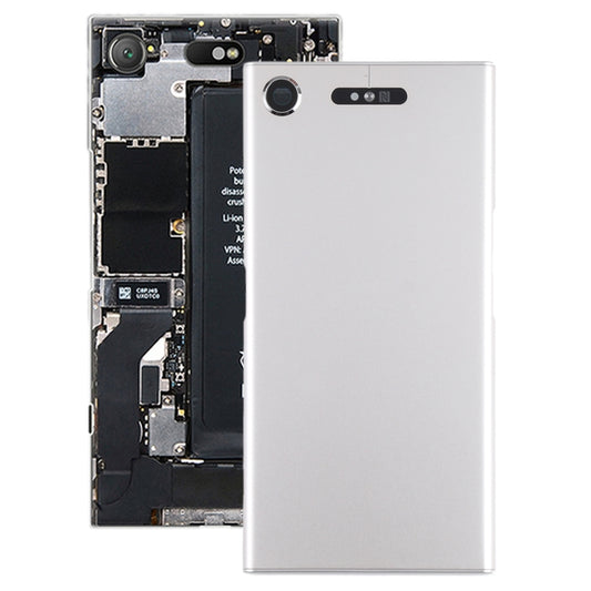 Battery Back Cover for Sony Xperia XZ1(Silver) - Back Cover by buy2fix | Online Shopping UK | buy2fix