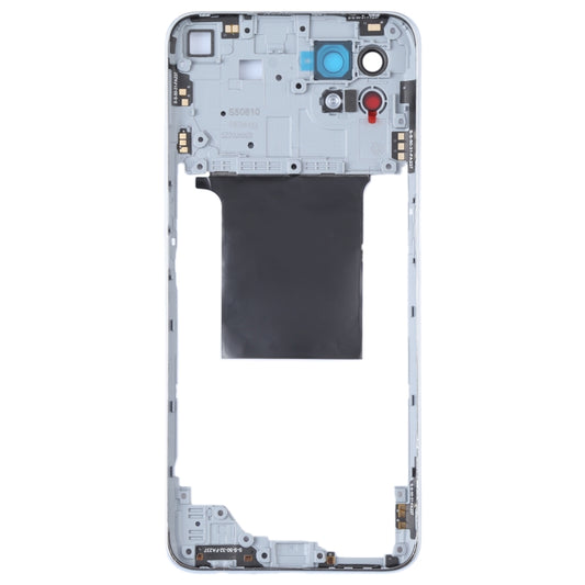 For OPPO Reno4 SE/A93 4G/Reno4 F/Reno4 Lite/F17 Pro PEAT00, PEAM00 Original Middle Frame Bezel Plate (Silver) - Frame Bezel Plate by buy2fix | Online Shopping UK | buy2fix