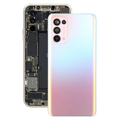 For OPPO Reno5 5G / Find X3 Lite PEGM00, PEGT00, CPH2145 Original Battery Back Cover (Orange) - Back Cover by buy2fix | Online Shopping UK | buy2fix