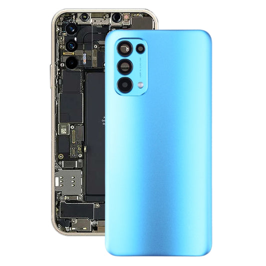 For OPPO Reno5 5G / Find X3 Lite PEGM00, PEGT00, CPH2145 Original Battery Back Cover (Blue) - Back Cover by buy2fix | Online Shopping UK | buy2fix