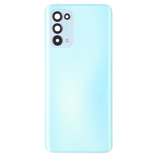 For OPPO Reno5 K PEGM10 Original Battery Back Cover (Green) - Back Cover by buy2fix | Online Shopping UK | buy2fix