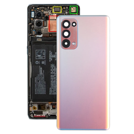 For OPPO Reno5 Pro 5G PDSM00, PDST00, CPH2201 Original Battery Back Cover (Red) - Back Cover by buy2fix | Online Shopping UK | buy2fix