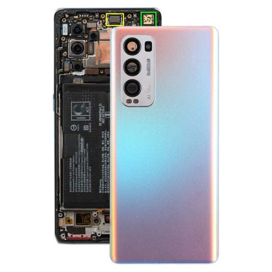 For OPPO Reno5 Pro+ 5G / Find X3 Neo CPH2207, PDRM00, PDRT00 Original Battery Back Cover (Orange) - Back Cover by buy2fix | Online Shopping UK | buy2fix