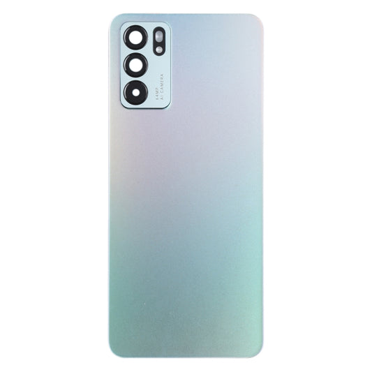 For OPPO Reno6 5G PEQM00, CPH2251 Original Battery Back Cover (Twilight) - Back Cover by buy2fix | Online Shopping UK | buy2fix