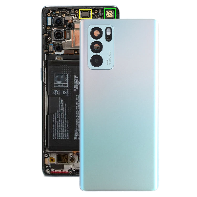 For OPPO Reno6 Pro 5G PEPM00, CPH2249 Original Battery Back Cover (Twilight) - Back Cover by buy2fix | Online Shopping UK | buy2fix