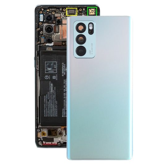 For OPPO Reno6 Pro 5G PEPM00, CPH2249 Original Battery Back Cover (Twilight) - Back Cover by buy2fix | Online Shopping UK | buy2fix
