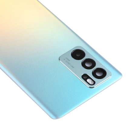 For OPPO Reno6 Pro 5G PEPM00, CPH2249 Original Battery Back Cover (Twilight) - Back Cover by buy2fix | Online Shopping UK | buy2fix