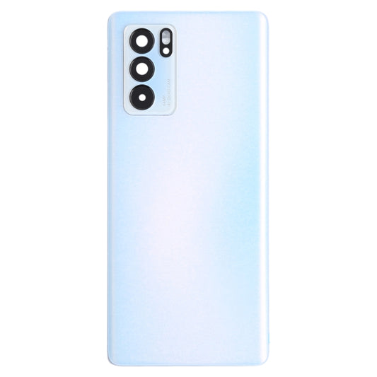 For OPPO Reno6 Pro 5G PEPM00, CPH2249 Original Battery Back Cover (Blue) - Back Cover by buy2fix | Online Shopping UK | buy2fix