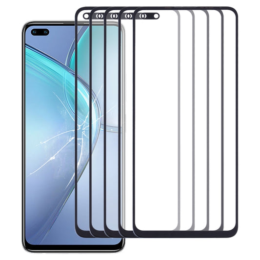 For Infinix Zero 8 / Zero 8i X687, X687B 5pcs Front Screen Outer Glass Lens - Outer Glass Lens by buy2fix | Online Shopping UK | buy2fix