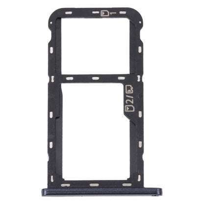 For ZTE Blade A52 SIM Card Tray + SIM Card Tray / Micro SD Card Tray (Grey) - For ZTE by buy2fix | Online Shopping UK | buy2fix