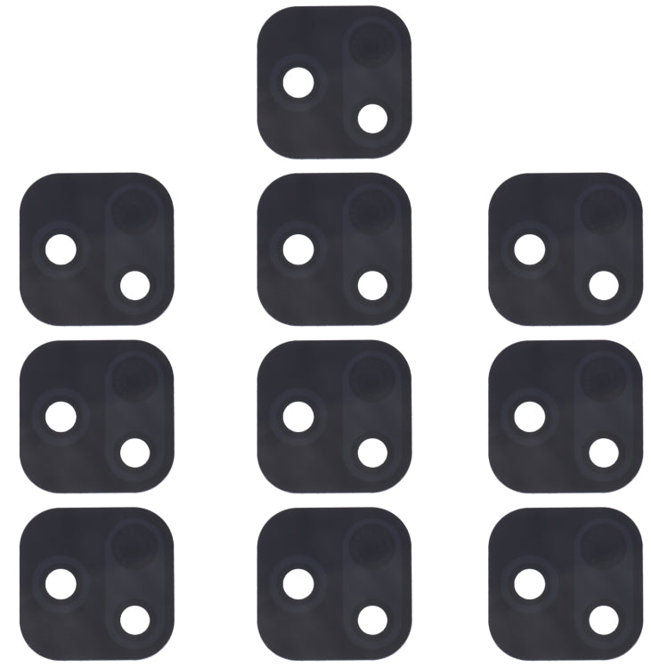 For Infinix Smart HD 2021 X612, X612B 10pcs Back Camera Lens - Camera Parts by buy2fix | Online Shopping UK | buy2fix