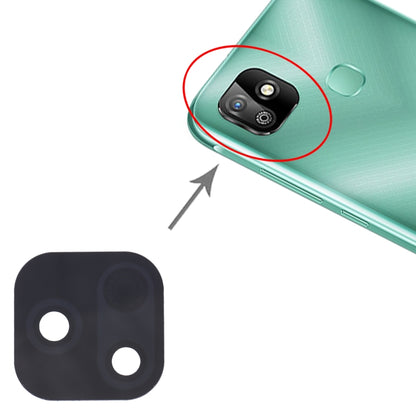 For Infinix Smart HD 2021 X612, X612B 10pcs Back Camera Lens - Camera Parts by buy2fix | Online Shopping UK | buy2fix