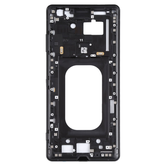 Middle Frame Bezel Plate for Sony Xperia XZ3(Black) - Frame Bezel Plate by buy2fix | Online Shopping UK | buy2fix